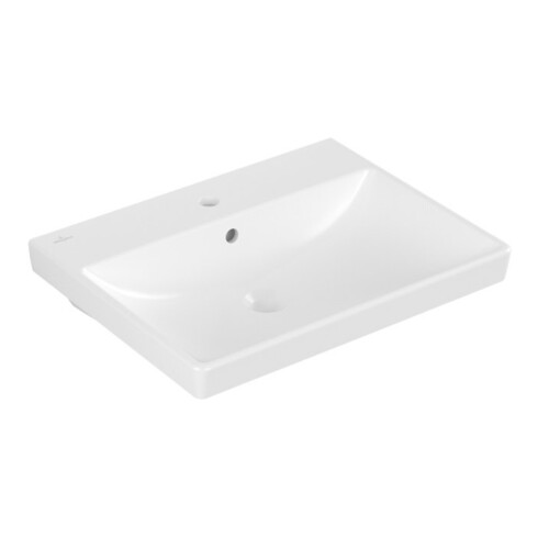 V&B Waschtisch AVENTO 60x47, 1 HL, m ÜL, stone white C-plus
