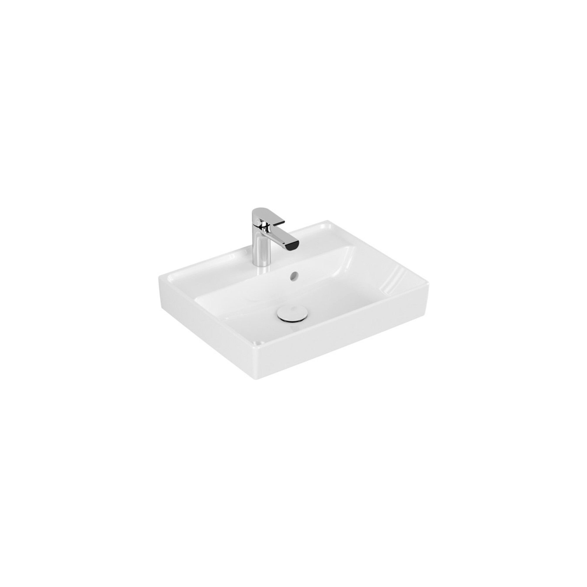 V&B Waschtisch Collaro 50x40cm, m ÜL, Unters. geschli., we C+ ; Villeroy & Boch