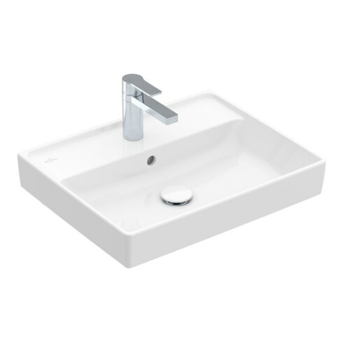 V&B Waschtisch Collaro 55x44cm, mit Überlauf, weiß