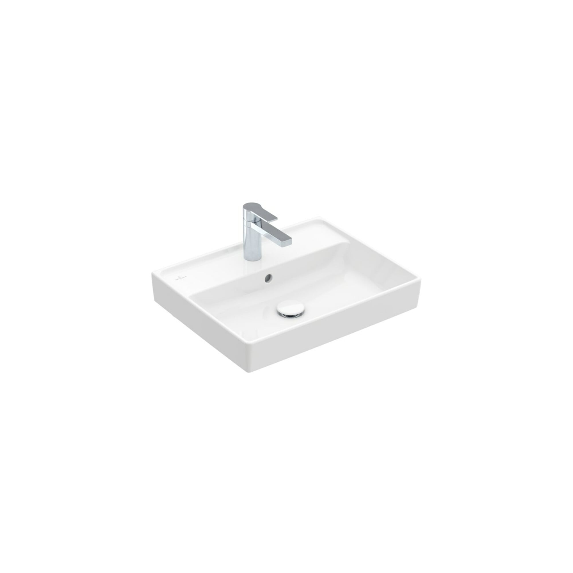 V&B Waschtisch Collaro 55x44cm, mit Überlauf, weiß C-plus ; Villeroy & Boch