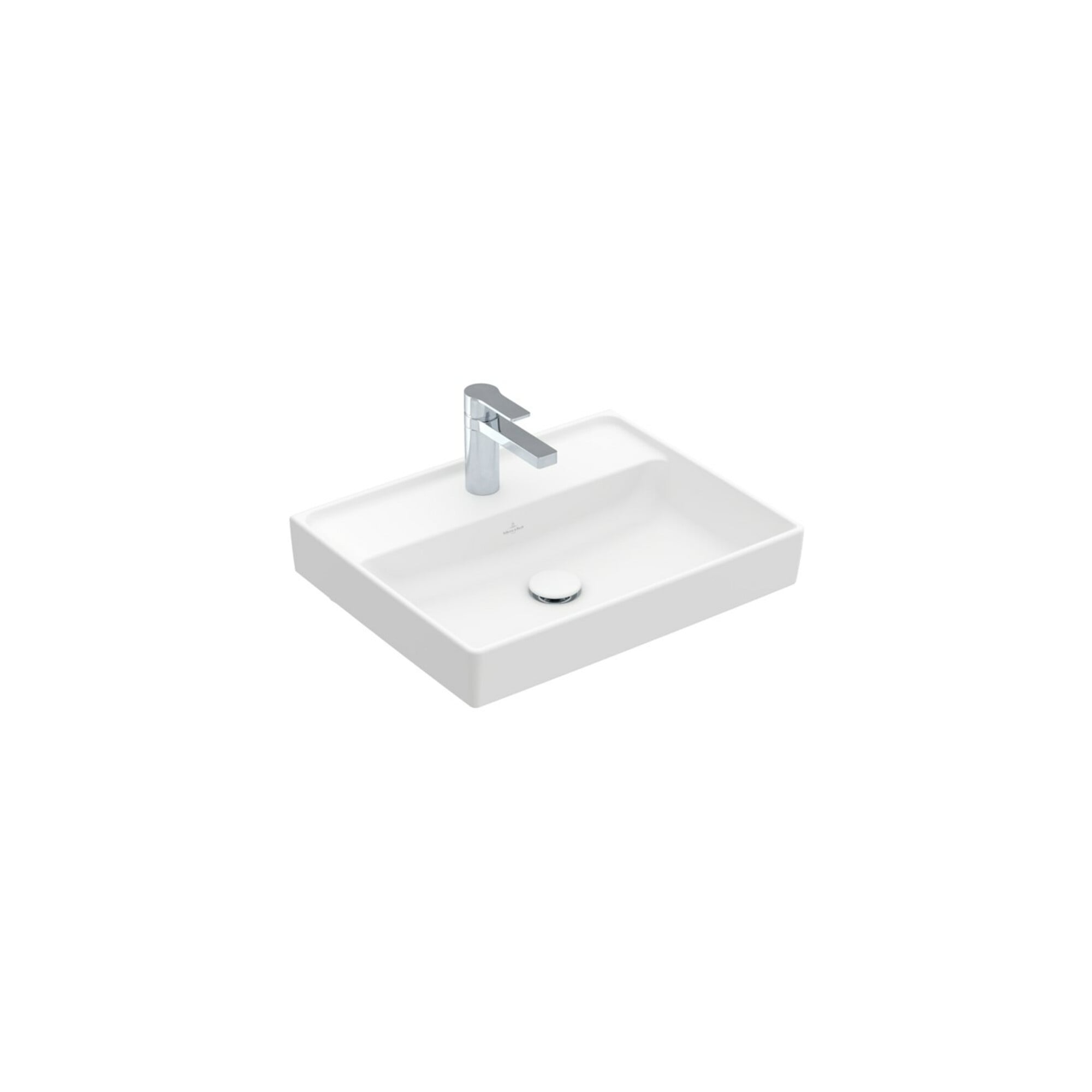 V&B Waschtisch Collaro 55x44cm, o Überlauf, stone white C-plus ; Villeroy & Boch
