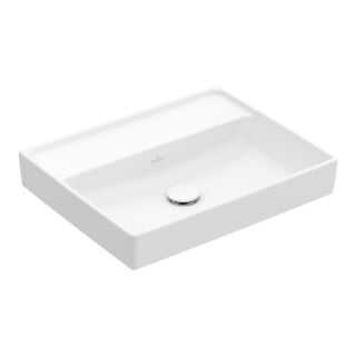 V&B Waschtisch Collaro 55x44cm, o ÜL, o HL, stone white C-plus