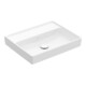 V&B Waschtisch Collaro 55x44cm, o ÜL, o HL, stone white C-plus-1