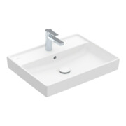 V&B Waschtisch Collaro 60x47, mit Überlauf, stone white C-plus-3