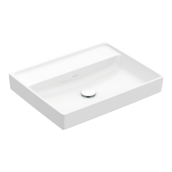V&B Waschtisch Collaro 60x47, o Überlauf, ohne Hahnloch, weiß