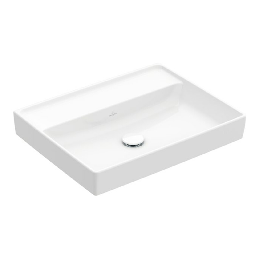V&B Waschtisch Collaro 60x47, o Überlauf, ohne Hahnloch, weiß