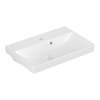 V&B Waschtisch Compact AVENTO 55x37cm, 1 HL, m ÜL, stone white C-plus