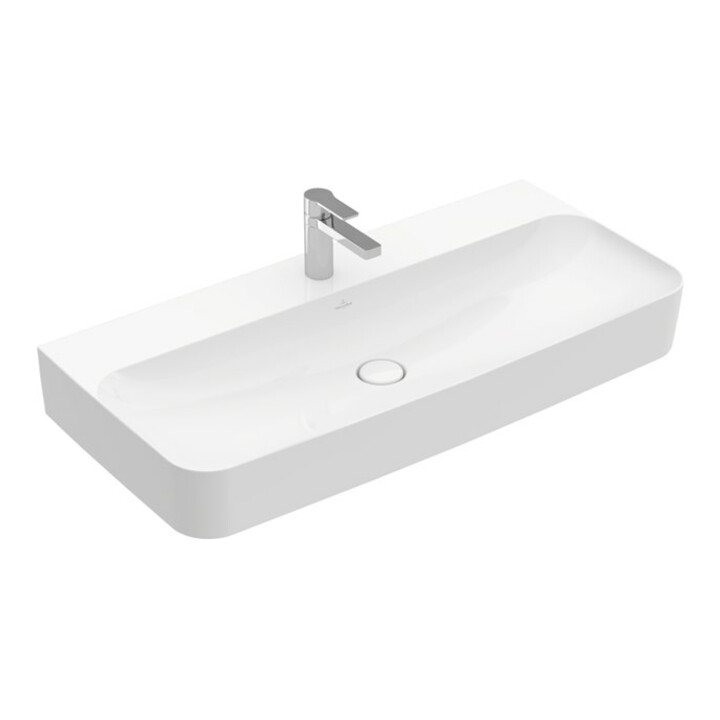 V&B Waschtisch Finion 100x47cm, m. HL dg, o Ü, US gs, we. C+