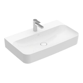 V&B Waschtisch Finion 80x47cm, m. HL dg, o Ü, US gs, we. C+