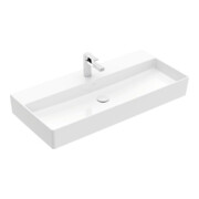 V&B Waschtisch Memento 2.0 100x47cm, gs, Hahnl., o. ÜL, we alp C+