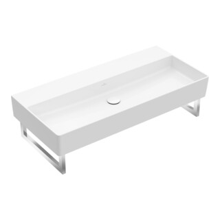 V&B Waschtisch Memento 2.0 100x47cm, o. Überlauf, pure black C-plus