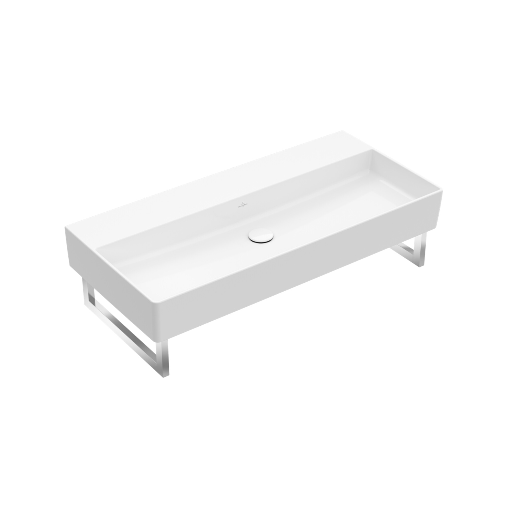 V&B Waschtisch Memento 2.0 100x47cm, o. Überlauf, pure black C-plus ; Villeroy & Boch