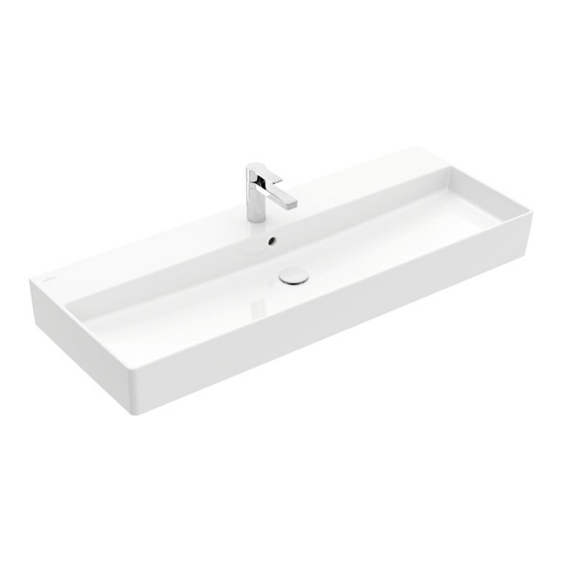 V&B Waschtisch Memento 2.0 120x47cm, gs, Hahnl., m ÜL, we alp C+