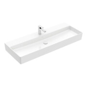 V&B Waschtisch Memento 2.0 120x47cm, gs, Hahnl., o. ÜL, we alp