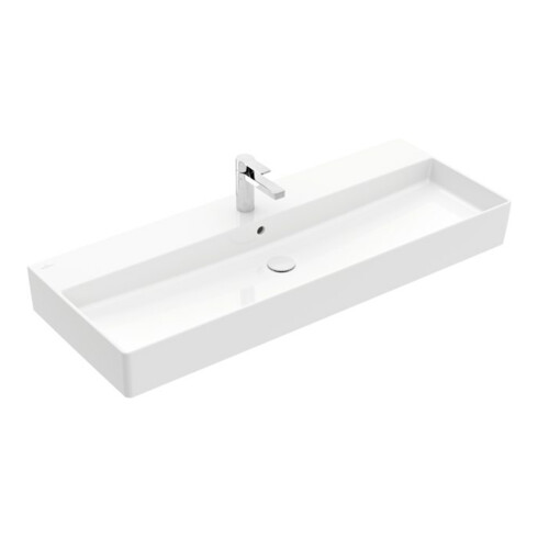 V&B Waschtisch Memento 2.0 120x47cm, Hahnl., m ÜL, we alpin C-plus