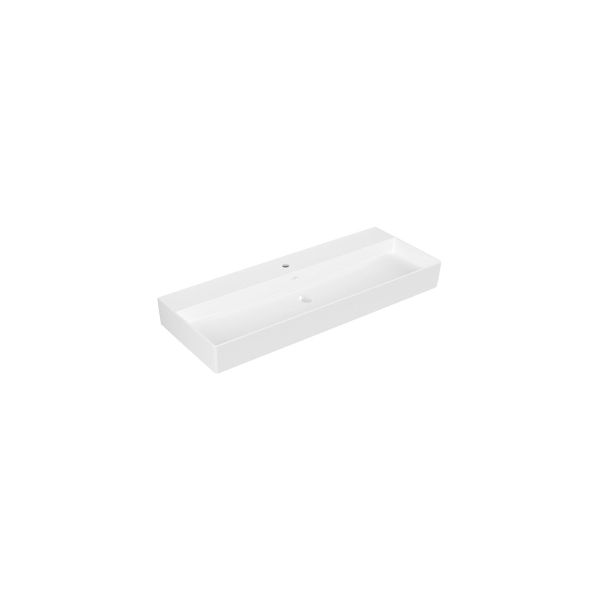 V&B Waschtisch Memento 2.0 120x47cm, Hahnl., o. ÜL, we alpin C-plus ; Villeroy & Boch
