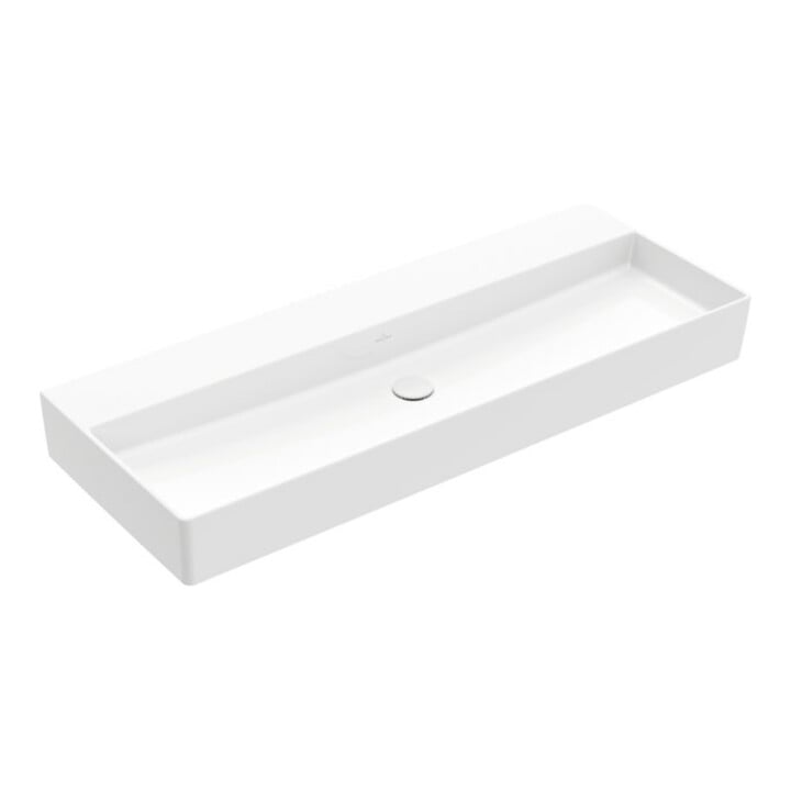 V&B Waschtisch Memento 2.0 120x47cm, o. Überlauf, weiß alpin C-plus