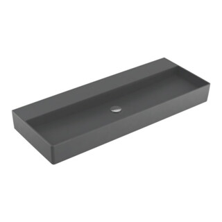V&B Waschtisch Memento 2.0 120x47cm, ohne Überlauf, graphite C-plus
