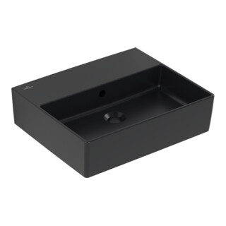 V&B Waschtisch Memento 2.0 50x42cm, geschli., m ÜL, P black C-plus