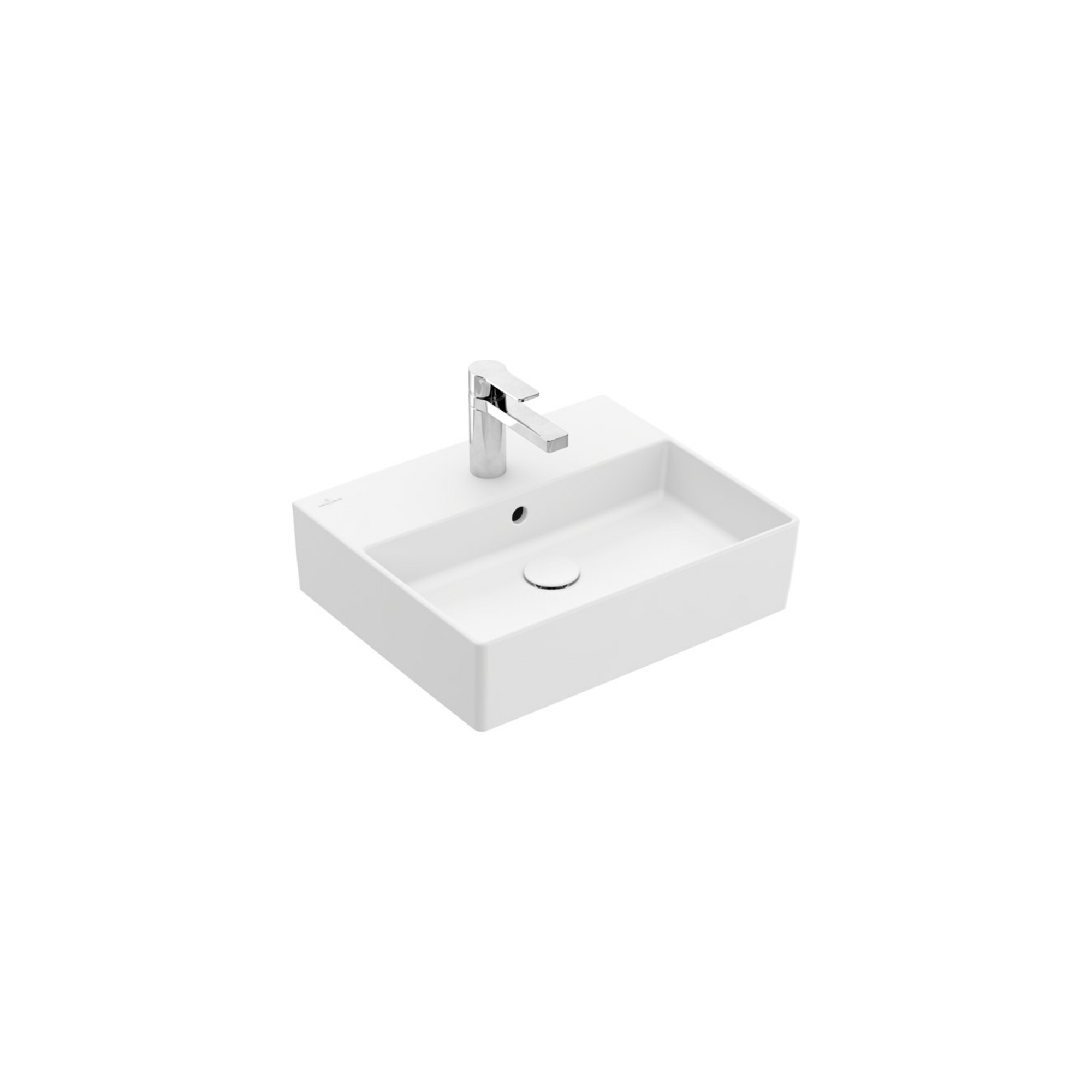 V&B Waschtisch Memento 2.0 50x42cm, Hahnl., m ÜL, st. white C-plus ; Villeroy & Boch