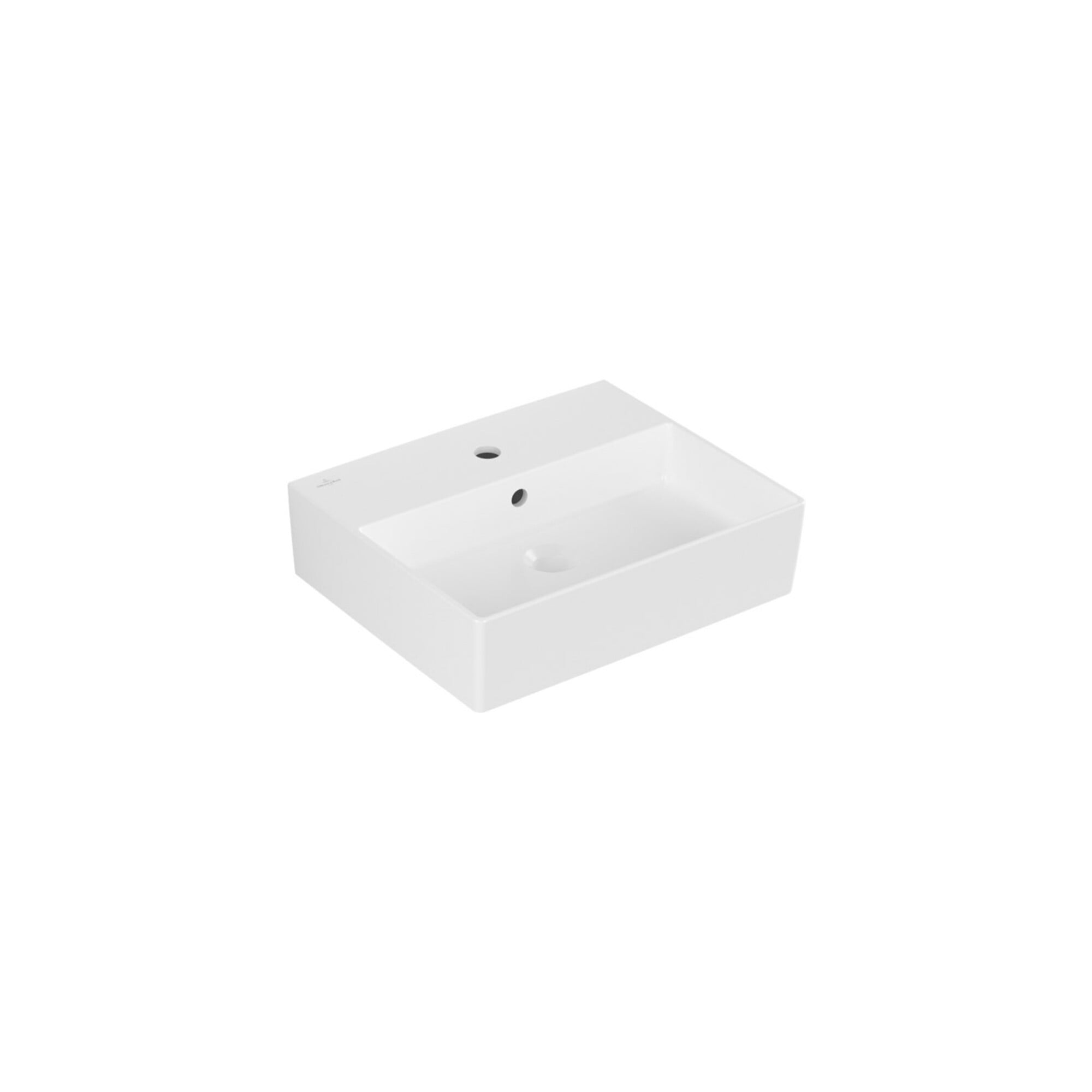 V&B Waschtisch Memento 2.0 50x42cm, Hahnl., m ÜL, st. white C-plus ; Villeroy & Boch