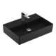 V&B Waschtisch Memento 2.0 60x42cm, Hahnl., m ÜL, pure black C-plus-1