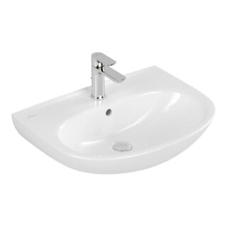 V&B Waschtisch O.Novo 60x46cm, ov., m Hahnl., o. ÜL, we C-plus