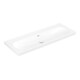 V&B Waschtisch Skyla 120 x 46 Alpijnwit zonder kraangaten met overloop