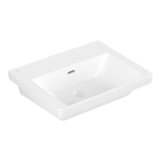 V&B Waschtisch Subway 3.0 55x44cm, eck., mit Überlauf, weiß C-plus