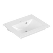 V&B Waschtisch VENTICELLO 50x42cm, m HL, m ÜL, stone white C-plus-3