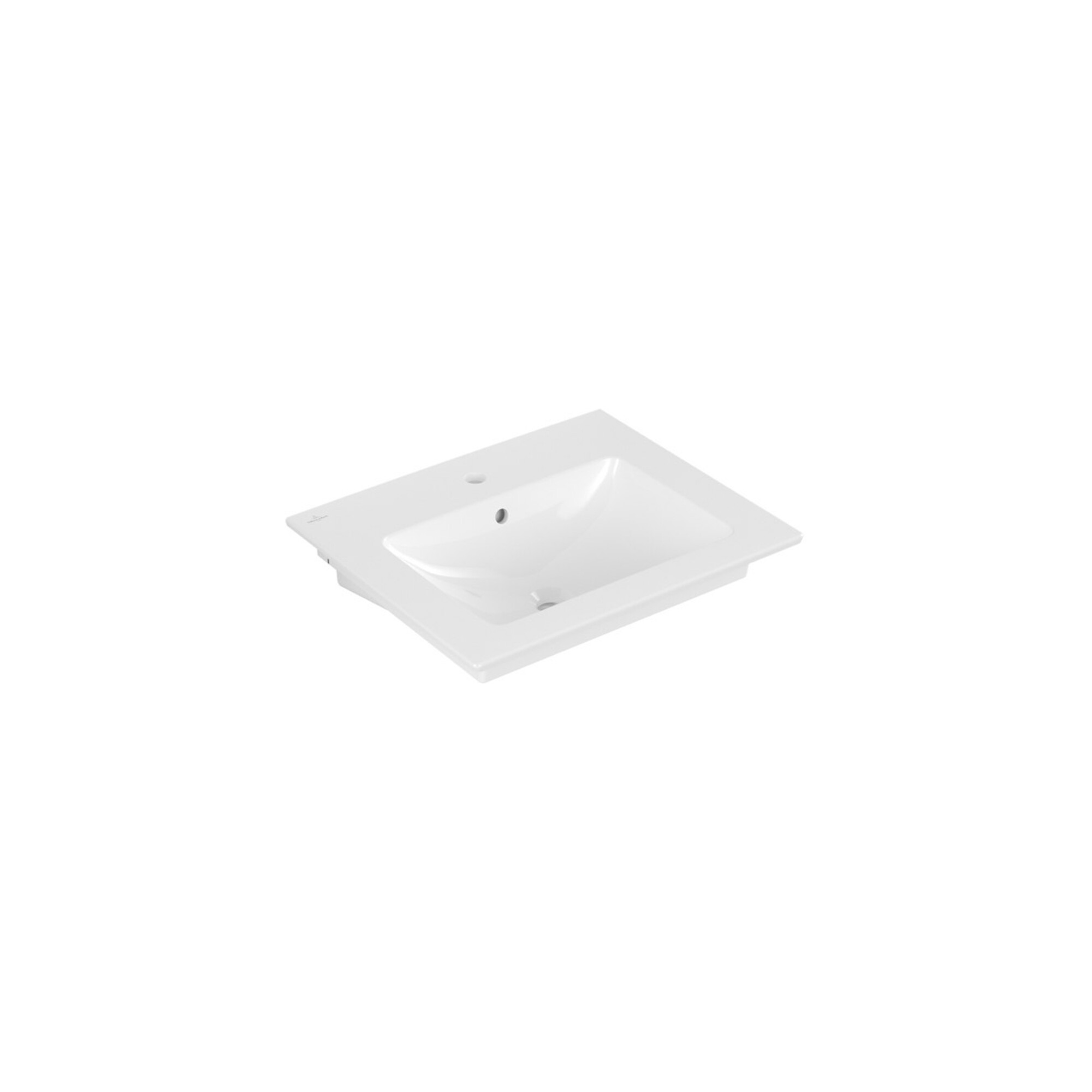 V&B Waschtisch VENTICELLO 60x50, m HL, m Ü, Unt. geschli., we C+ ; Villeroy & Boch