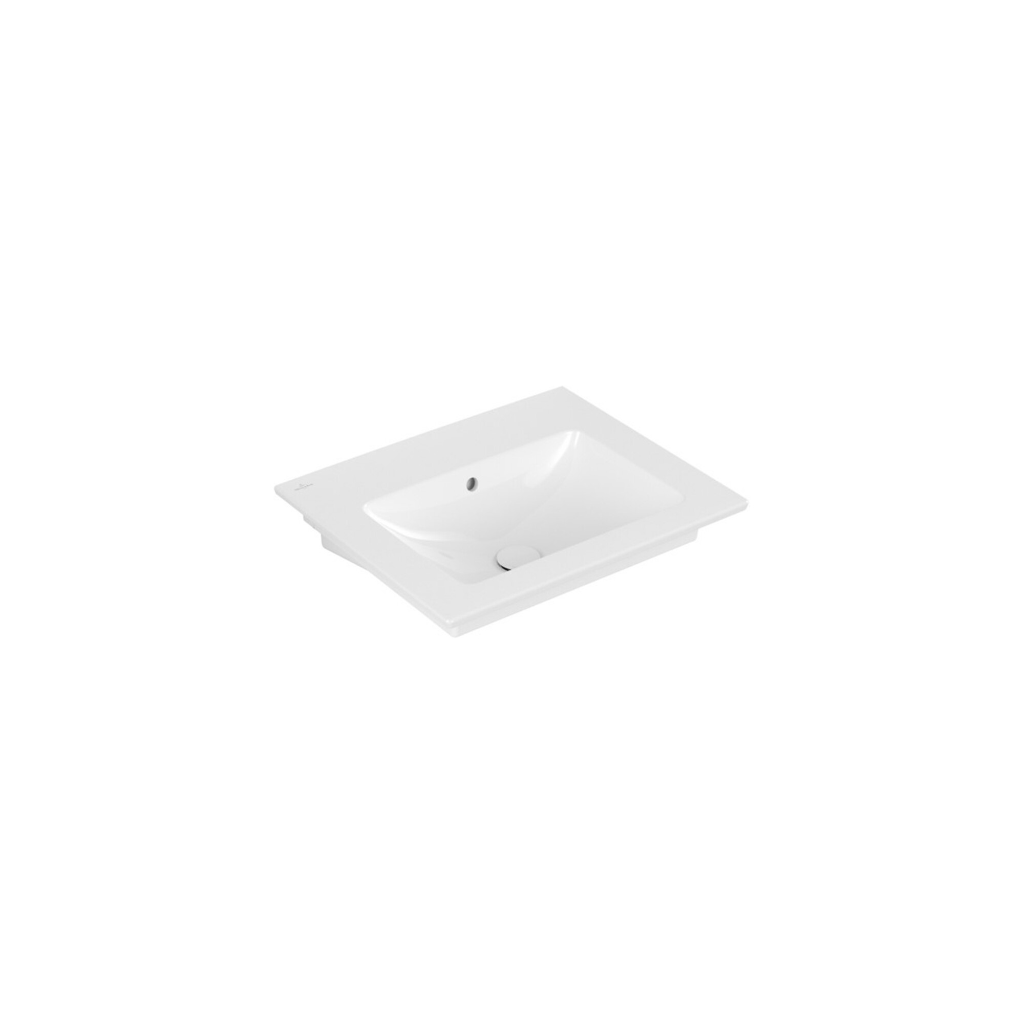 V&B Waschtisch VENTICELLO 60x50, o. HL, mit Überlauf, weiß C-plus ; Villeroy & Boch