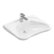 V&B Waschtisch Vicare 60x49cm, m Hahnl., o. ÜL, weiß C-plus