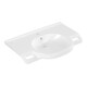 V&B Waschtisch VICARE 80x55cm, m HL, m ÜL, weiß AntiBac C-Plus-3