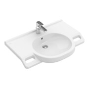 V&B Waschtisch VICARE 80x55cm, m HL, o. Überlauf, weiß C-plus