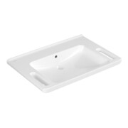 V&B Waschtisch Vicare 80x55cm, o. Hahnl., m ÜL, weiß C-plus
