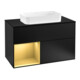 V&B Waschtischunterschrank Abdeckplatte bla m Finion 100x60,3cm, Reg li gol m, bla m lacquer-1