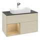 V&B Waschtischunterschrank Abdeckplatte bla m Finion 100x60,3cm, Reg li Oa ven, si Gr m Lac-1