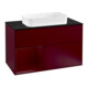 V&B Waschtischunterschrank Abdeckplatte bla m Finion 100x60,3cm, Reg links Peony, Peony Matt-1