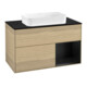 V&B Waschtischunterschrank Abdeckplatte bla m Finion 100x60,3cm, Reg re bla m Lac, Oak Veneer-1