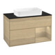V&B Waschtischunterschrank Abdeckplatte bla m Finion 100x60,3cm, Reg re Oa Veneer, Oak Veneer-1