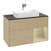 V&B Waschtischunterschrank Abdeckplatte bla m Finion 100x60,3cm, Reg re si Gr m Lac, Oa ven-3