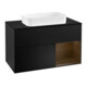V&B Waschtischunterschrank Abdeckplatte bla m Finion 100x60,3cm, Reg re wal ven, bla m Lac-1