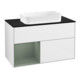 V&B Waschtischunterschrank Abdeckplatte bla m Finion 100x60,3cm, Rg l Oli. m Lac, glo wh. Lac-1