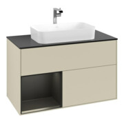 V&B Waschtischunterschrank Abdeckplatte bla m Finion 100x60,3cm, Rg li bla m Lac, si Gr m Lac-3