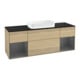 V&B Waschtischunterschrank Abdeckplatte bla m Finion 160x60cm, Reg Anthrac. m Lac, Oak Veneer-1