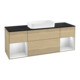 V&B Waschtischunterschrank Abdeckplatte bla m Finion 160x60cm, Reg wh. m lacquer, Oak Veneer-1