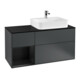V&B Waschtischunterschrank Abdeckplatte Gl. bla m Finion 120cm, Reg li bla m Lac, md bl. m Lac-1