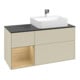 V&B Waschtischunterschrank Abdeckplatte Gl. bla m Finion 120cm, Reg li Oa ven, si Gr Matt Lacquer-1