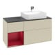 V&B Waschtischunterschrank Abdeckplatte Gl. bla m Finion 120cm, Reg li Peo, si Grey Matt Lacquer-4